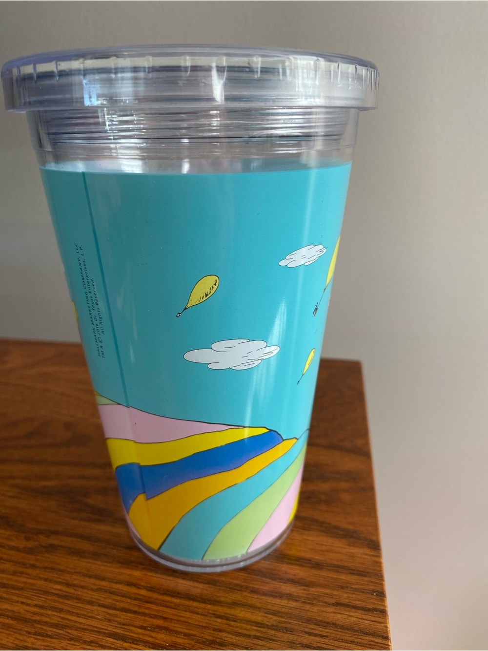 Hallmark Blue "Oh, The Places You'll Go!" Insulated Travel Tumbler NWT no straw - Picture 4 of 11